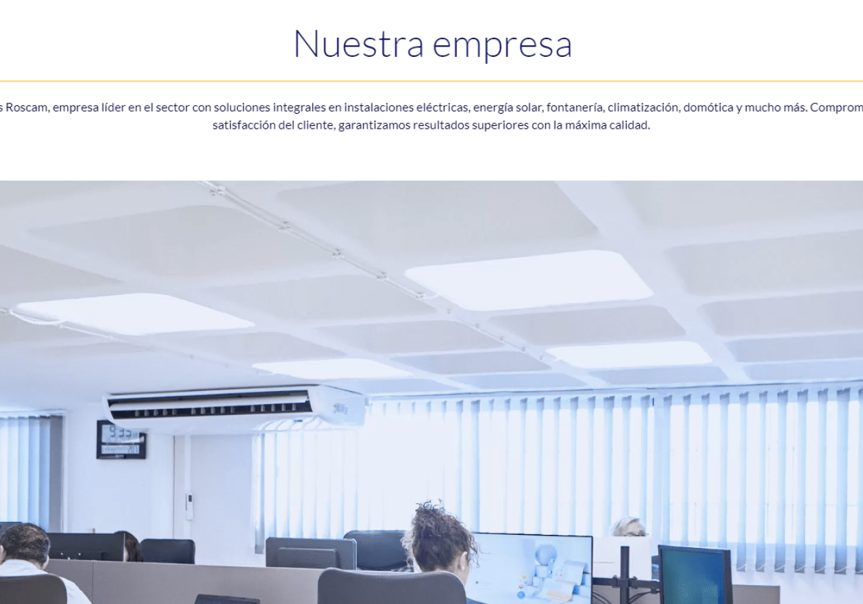 Diseño web Roscam 3